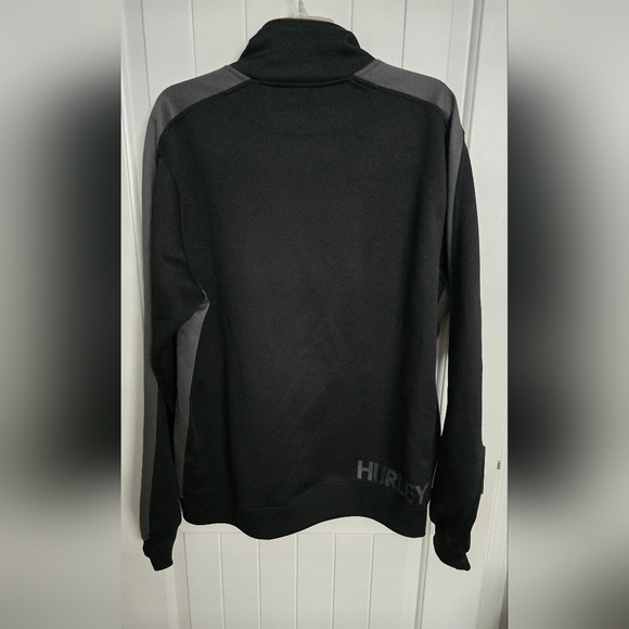Hurley Black and Gray Zip-Up Jacket - Picture 4 of 5